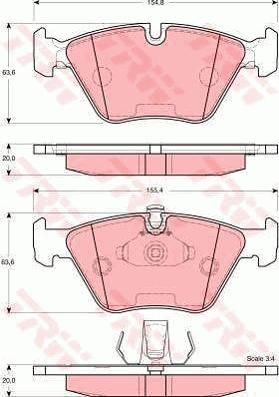TRW GTD1139 - Set frana, frana disc aaoparts.ro