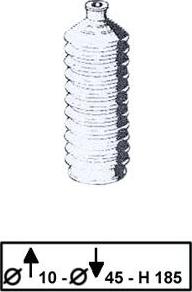 TRW JBE167 - Ansamblu burduf, directie aaoparts.ro