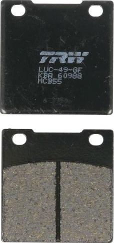 TRW MCB55 - Set placute frana,frana disc aaoparts.ro
