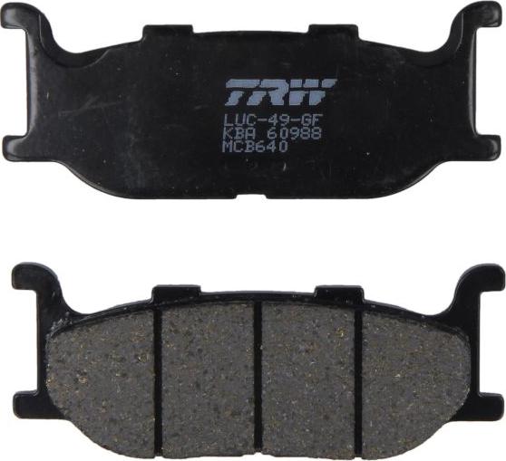 TRW MCB640 - Set placute frana,frana disc aaoparts.ro