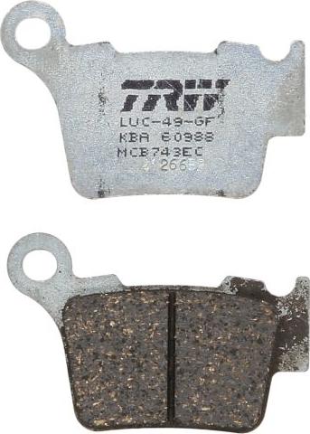 TRW MCB743EC - Set placute frana,frana disc aaoparts.ro