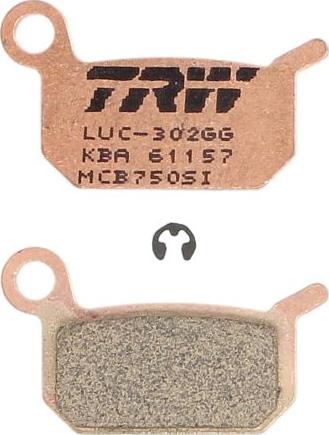 TRW MCB750SI - Set placute frana,frana disc aaoparts.ro