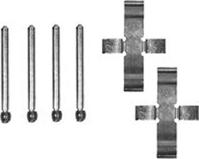 TRW PFK50 - Set accesorii, placute frana aaoparts.ro