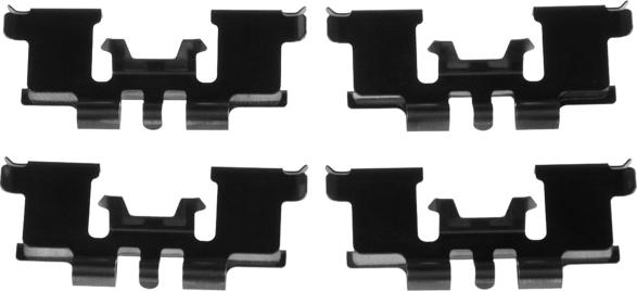 TRW PFK532 - Set accesorii, placute frana aaoparts.ro