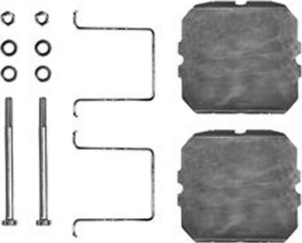 TRW PFK60 - Set accesorii, placute frana aaoparts.ro