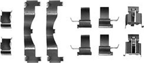 TRW PFK190 - Set accesorii, placute frana aaoparts.ro