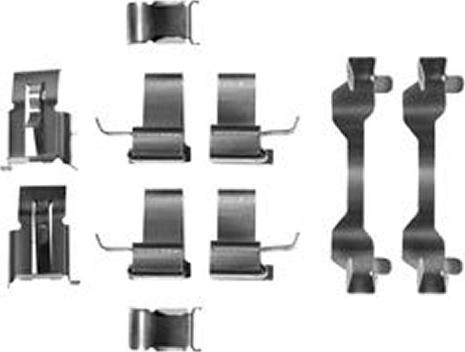 TRW PFK191 - Set accesorii, placute frana aaoparts.ro