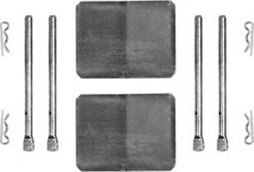 TRW PFK161 - Set accesorii, placute frana aaoparts.ro