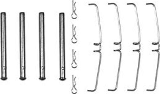 TRW PFK104 - Set accesorii, placute frana aaoparts.ro