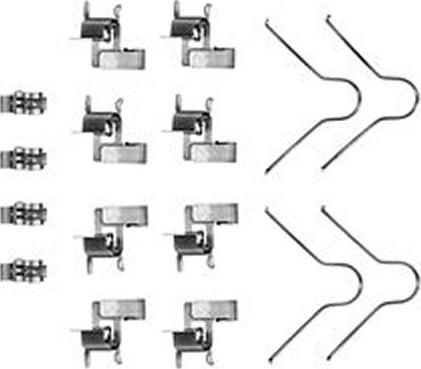 TRW PFK189 - Set accesorii, placute frana aaoparts.ro