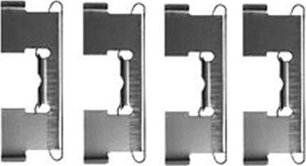 TRW PFK179 - Set accesorii, placute frana aaoparts.ro