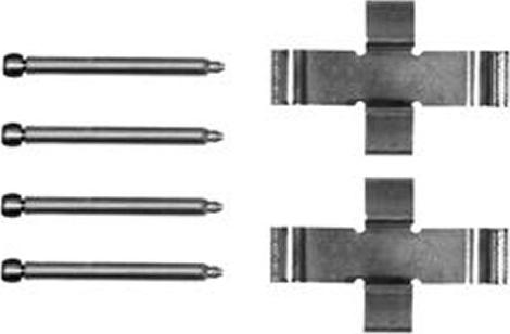 TRW PFK81 - Set accesorii, placute frana aaoparts.ro