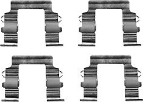 TRW PFK336 - Set accesorii, placute frana aaoparts.ro