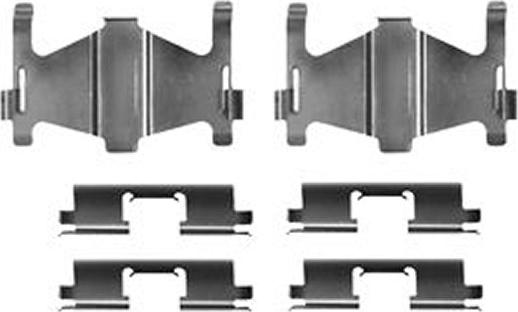 TRW PFK295 - Set accesorii, placute frana aaoparts.ro