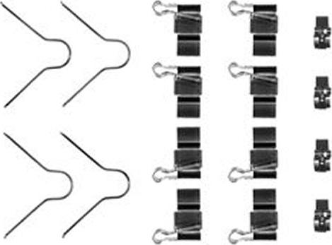 TRW PFK267 - Set accesorii, placute frana aaoparts.ro