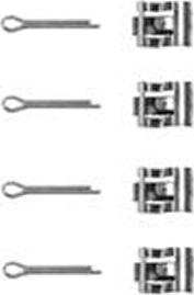 TRW PFK20 - Set accesorii, placute frana aaoparts.ro