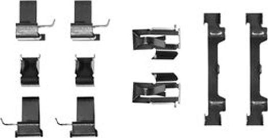 TRW PFK216 - Set accesorii, placute frana aaoparts.ro