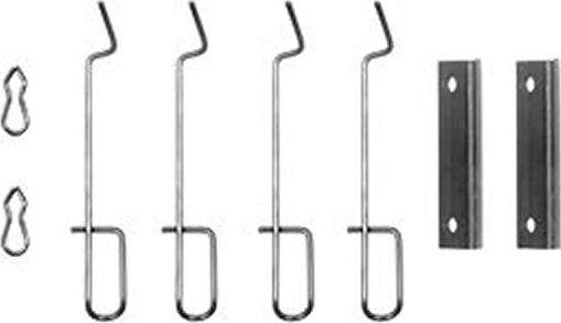 TRW PFK287 - Set accesorii, placute frana aaoparts.ro