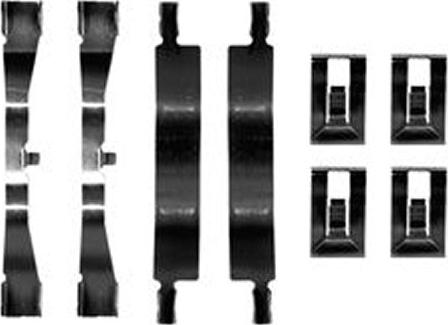 TRW PFK237 - Set accesorii, placute frana aaoparts.ro