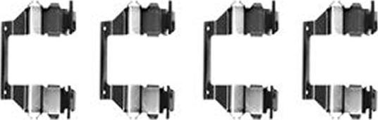 TRW PFK278 - Set accesorii, placute frana aaoparts.ro