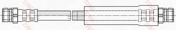 TRW PHA486 - Furtun frana aaoparts.ro