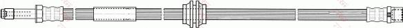 TRW PHB555 - Furtun frana aaoparts.ro