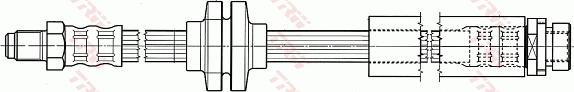 TRW PHB565 - Furtun frana aaoparts.ro