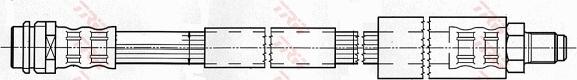 TRW PHB526 - Furtun frana aaoparts.ro