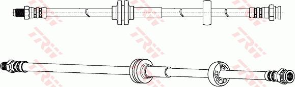 TRW PHB636 - Furtun frana aaoparts.ro