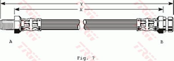 TRW PHB149 - Furtun frana aaoparts.ro