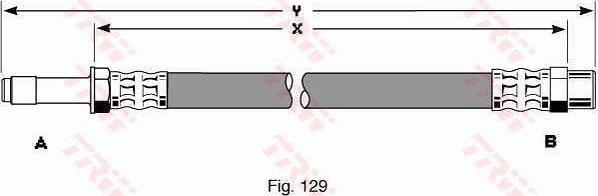 TRW PHB255 - Furtun frana aaoparts.ro