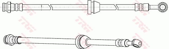 TRW PHD947 - Furtun frana aaoparts.ro