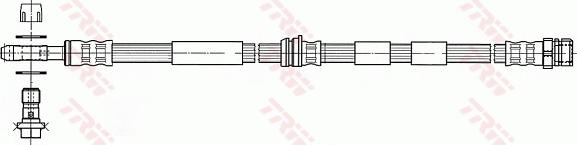 TRW PHD938 - Furtun frana aaoparts.ro