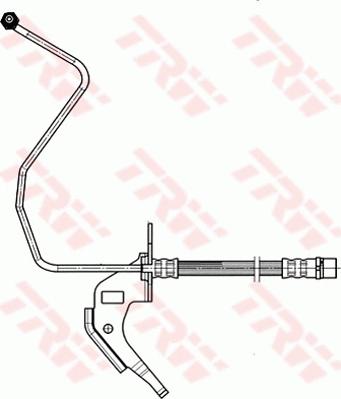 TRW PHD564 - Furtun frana aaoparts.ro