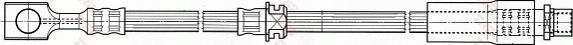 TRW PHD538 - Furtun frana aaoparts.ro