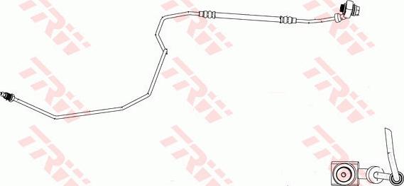 TRW PHD1162 - Furtun frana aaoparts.ro