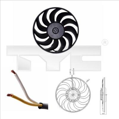 TYC 802-0051 - Ventilator, radiator aaoparts.ro