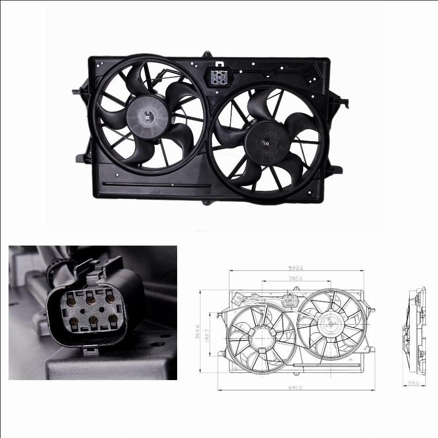 TYC 810-0016 - Ventilator, radiator aaoparts.ro