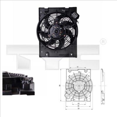 TYC 825-0014 - Ventilator, radiator aaoparts.ro