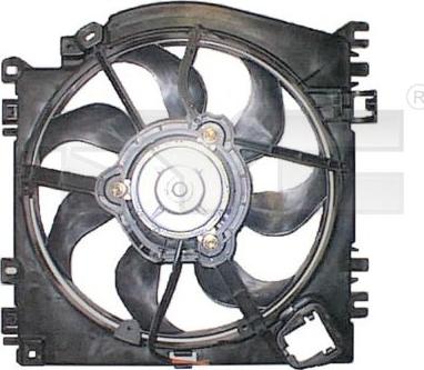 TYC 828-1007 - Ventilator, radiator aaoparts.ro