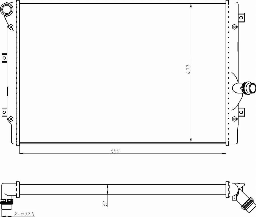 TYC 702-0024-R - Radiator, racire motor aaoparts.ro