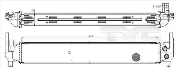 TYC 737-0070 - Radiator, racire motor aaoparts.ro