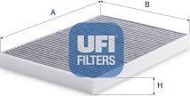 UFI 54.428.00 - Filtru, aer habitaclu aaoparts.ro