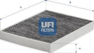 UFI 54.530.00 - Filtru, aer habitaclu aaoparts.ro