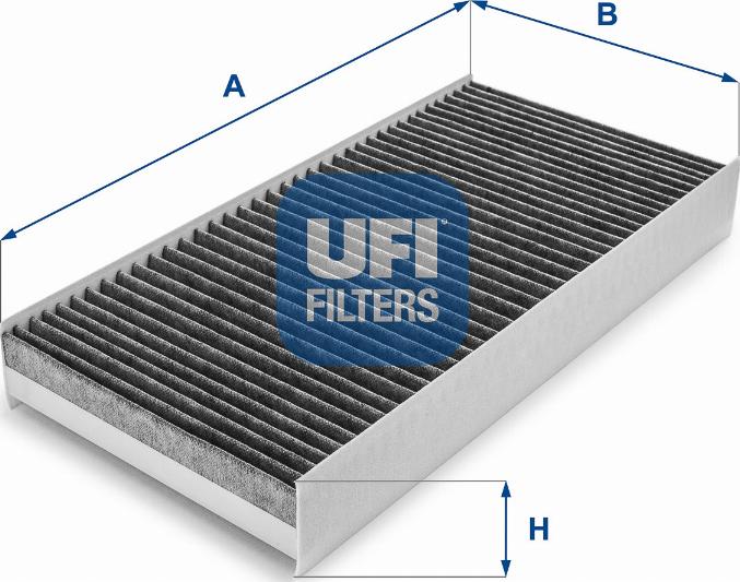UFI 54.160.00 - Filtru, aer habitaclu aaoparts.ro