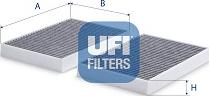UFI 54.370.00 - Filtru, aer habitaclu aaoparts.ro