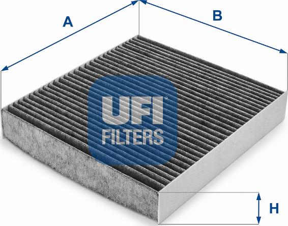 UFI 54.227.00 - Filtru, aer habitaclu aaoparts.ro