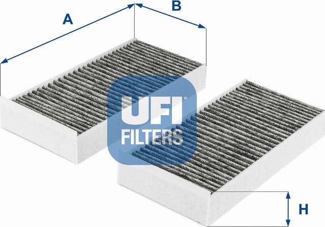 UFI 54.279.00 - Filtru, aer habitaclu aaoparts.ro