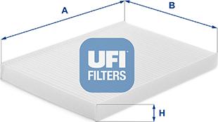 UFI 53.448.00 - Filtru, aer habitaclu aaoparts.ro