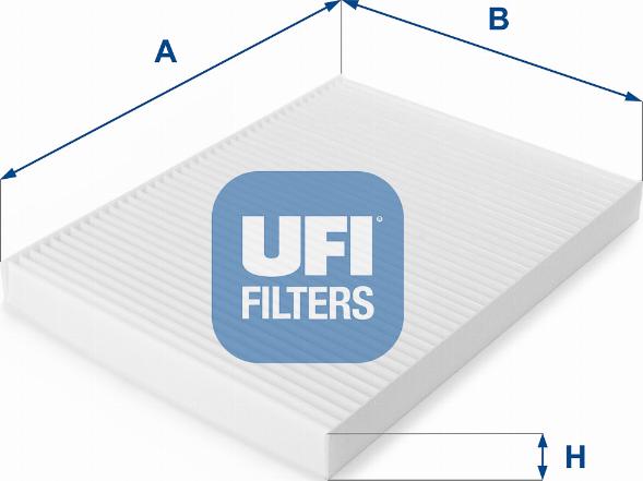 UFI 53.006.00 - Filtru, aer habitaclu aaoparts.ro